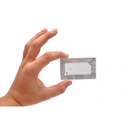 ATA5577 (T5577) White Paper Adhesive Label/Sticker - Rectangular 25x40mm ATA5577 (T5577) White Paper Adhesive Label/Sticker - Rectangular 25x40mm