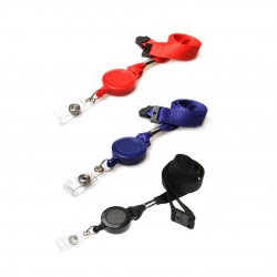 Breakaway 15mm rPET Lanyards with Card Reel (Pack of 100) Breakaway 15mm rPET Lanyards with Card Reel (Pack of 100)