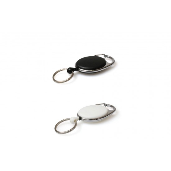 Carabiner Card Reels with Key Ring (Pack of 100)