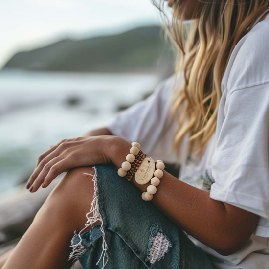 SEAS Wooden Zen Wristbands