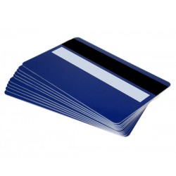 High Grade Pre-Printed PVC Cards with Hi-Co 2,750oe Magstripe & Signature Panel, 760 Micron (Pack of 100) - Choose Your color