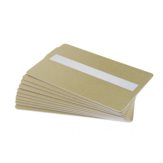 High Grade Pre-Printed colored PVC Cards, 760 Micron Cards with White Signature Panel - Pack of 100