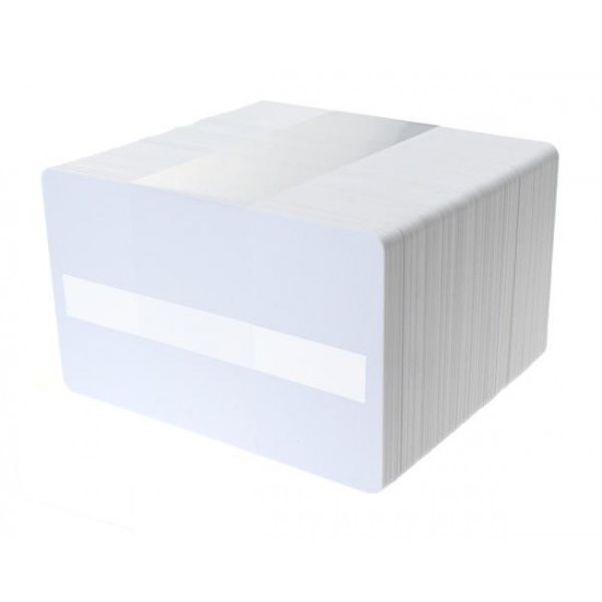 High Grade Blank White PVC Cards with White Signature Panel, 760 Micron