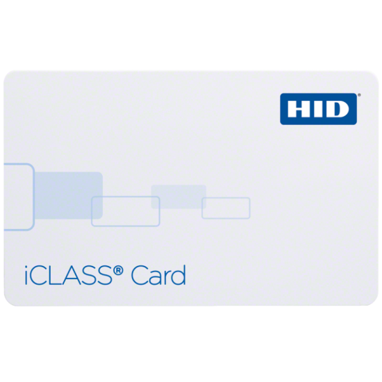HID® iCLASS® 32K 16/16 Card - 2004PGGMB - (Enter Site Code & Number)
