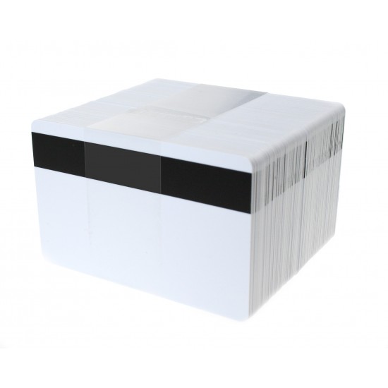 MIFARE Classic®  EV1 4K (4Byte NUID) with Hi-Co (2,750Oe) White ISO-Sized PVC Card, Gloss Finish