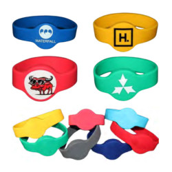 Silicone Wristbands , 55mm to 74mm, 2.17inch to 2.91inch (Style 1)
