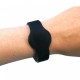 NXP Mifare 1k Silicone Wristband Black/Green, 65mm Med- round head