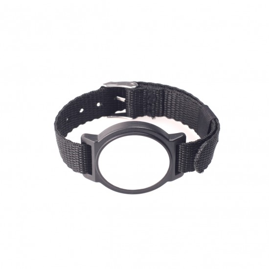 EM4102 Black Nylon Wristband, Watchstrap