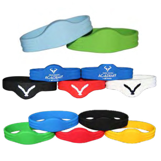 Silicone Wristbands, 185mm to 260mm, 7.28inch to 10.24inch (Style 2)