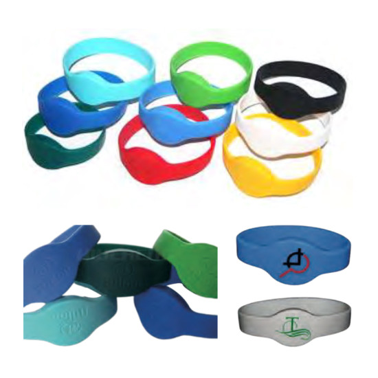 Silicone Wristbands, 55mm to 74mm, 2.17inch to 2.91inch (Style 3)