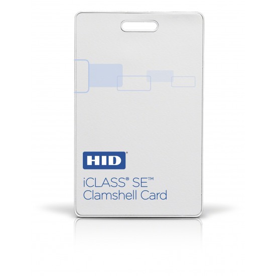 HID® iCLASS® SE® Clamshell 2K/2 Card - 3350PGSMV - (Enter Site Code & Number)