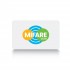 MIFARE® DUOX® 2k White PVC Smart Card, Gloss Finish
