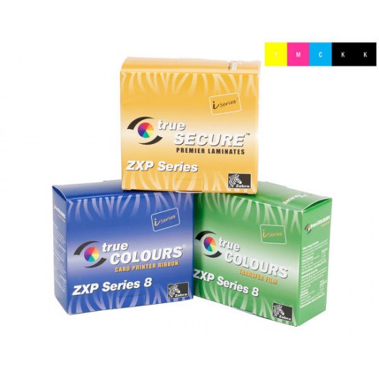 Zebra ZXP Series 8/9 YMCKK color Ribbon 800012-480 (500 Prints) - Call For Price