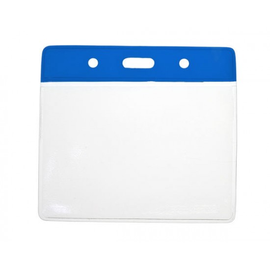 Clear Flexible Vinyl Wallet colored Top  (91mm x 65mm) (Pack of 100)